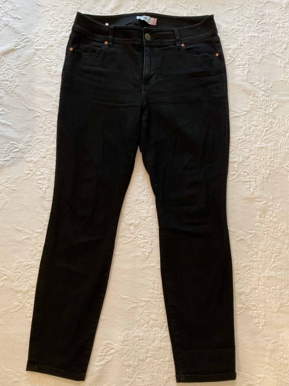 CAbi Black Cinch Skinny Jeans